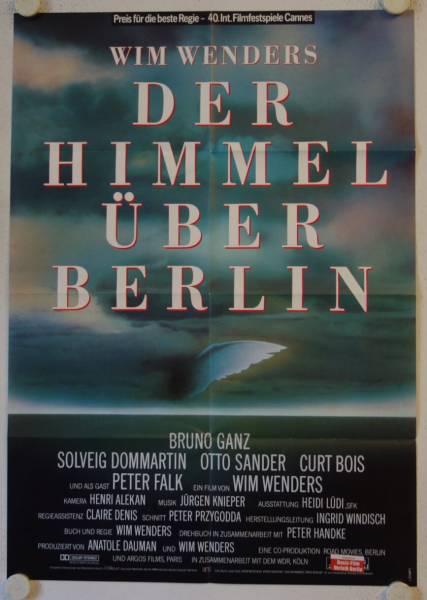 Der Himmel über Berlin originales deutsches Filmplakat